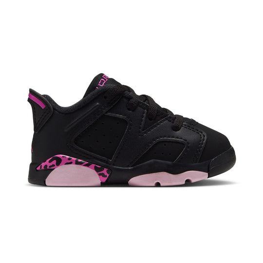 Jordan 6 Retro Low 'Black Fierce Pink ' Baby/Toddler Shoes