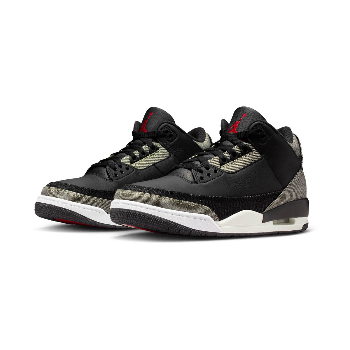 Air Jordan 3 x Levi's® 'Black and White' Men's Shoes - Shoes