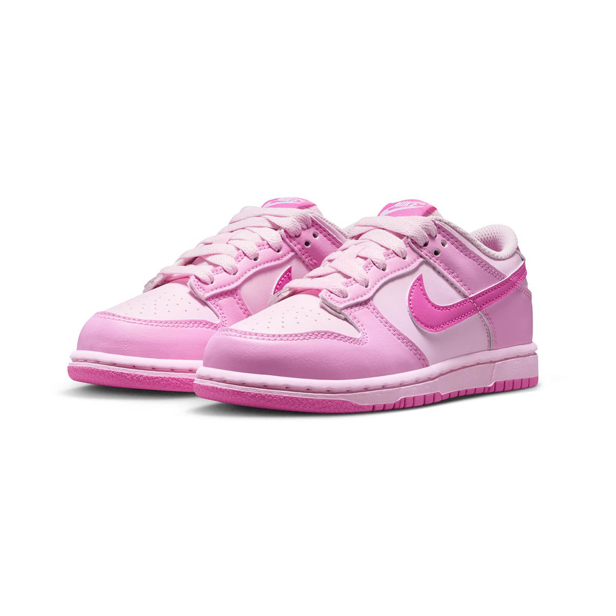 Nike Dunk Low 'Pink Rise Pink Foam' Little Kids' Shoes - 