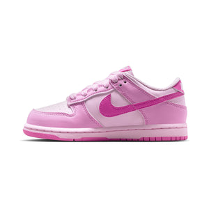 Nike Dunk Low 'Pink Rise Pink Foam' Little Kids' Shoes