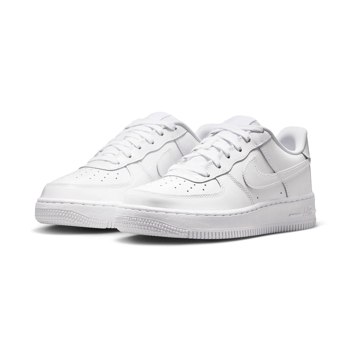 Nike Air Force 1 Low 'White Patent' Big Kids' Shoes - 