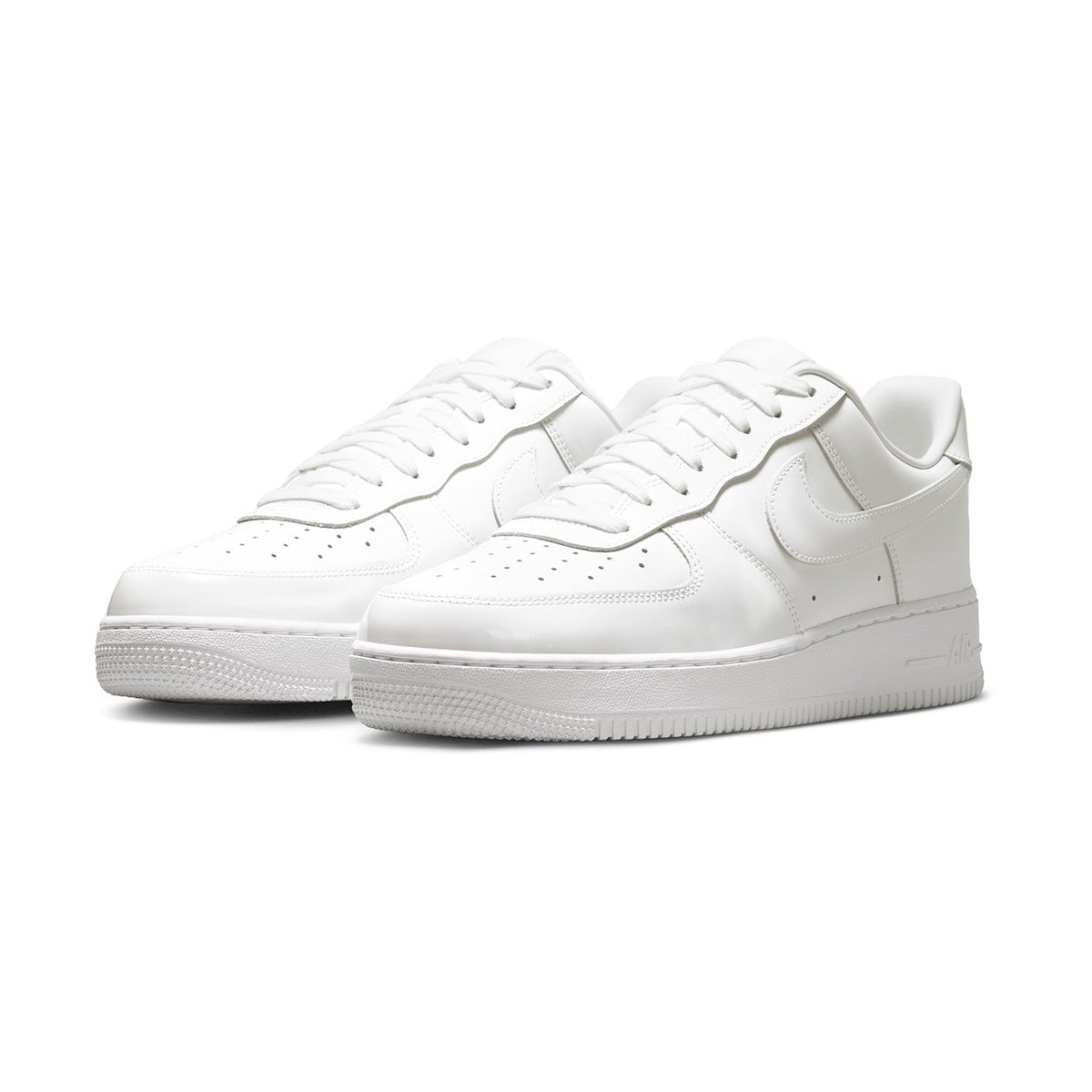 Nike Air Force 1 '07 'White Patent Leather' Men's Shoes - 