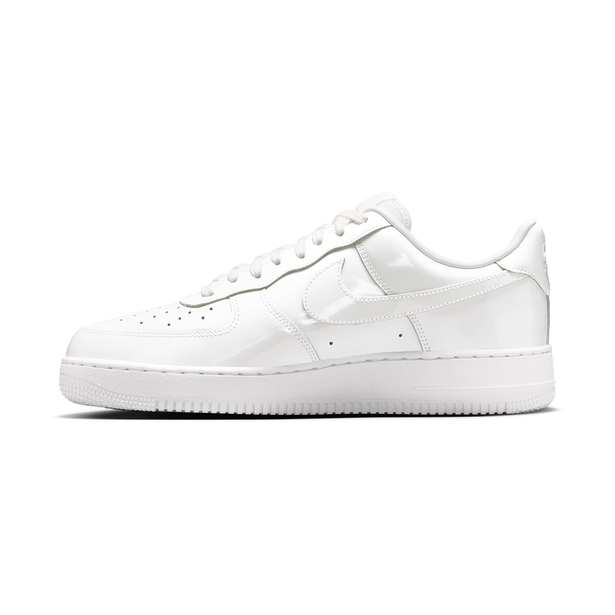 Nike Air Force 1 '07 'White Patent Leather' Men's Shoes - 