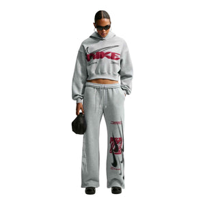 Nike Studio Fleece Medium Weight Women's Oversized High-Rise Straight-Leg Graphic Pants