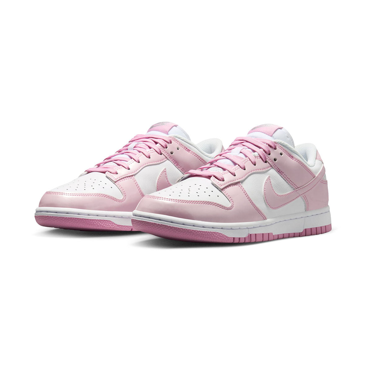 Nike Dunk Low SE 'Patent White Pink Rise' Women's Shoes - 