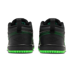 Jordan 1 Low SE 'Black Scream Green Dark Smoke Grey Black' Baby/Toddler Shoes