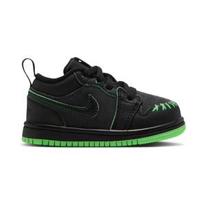 Jordan 1 Low SE 'Black Scream Green Dark Smoke Grey Black' Baby/Toddler Shoes