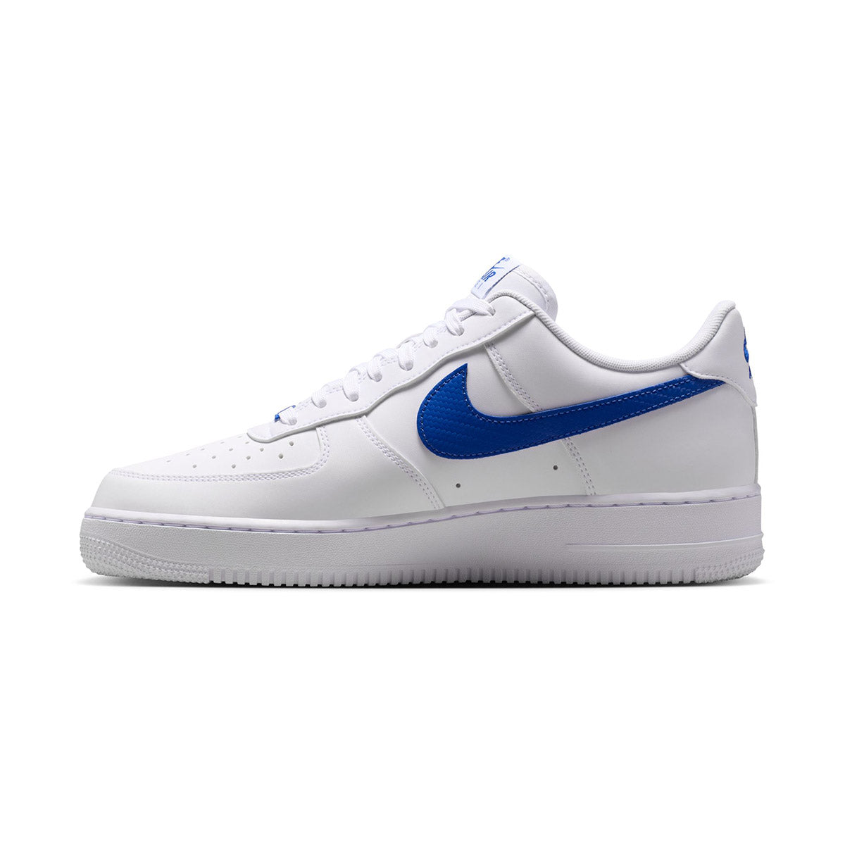 Nike Air Force 1 '07 'Carbon Fiber Swoosh White Game Royal' Men's Shoes - 