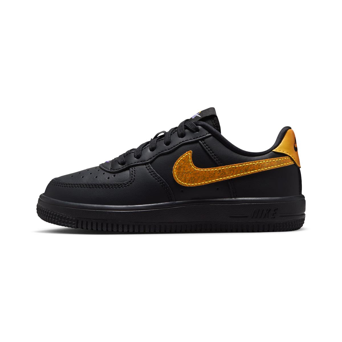 Nike Force 1 Low 'Black Multi-Color' Little Kids' Shoes - 