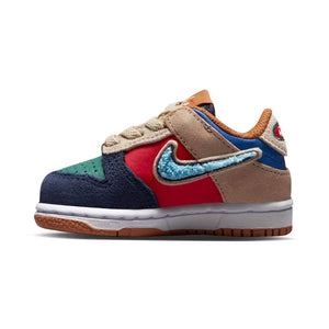 Nike Dunk Low 'Speed Red Green Noise' Baby/Toddler Shoes