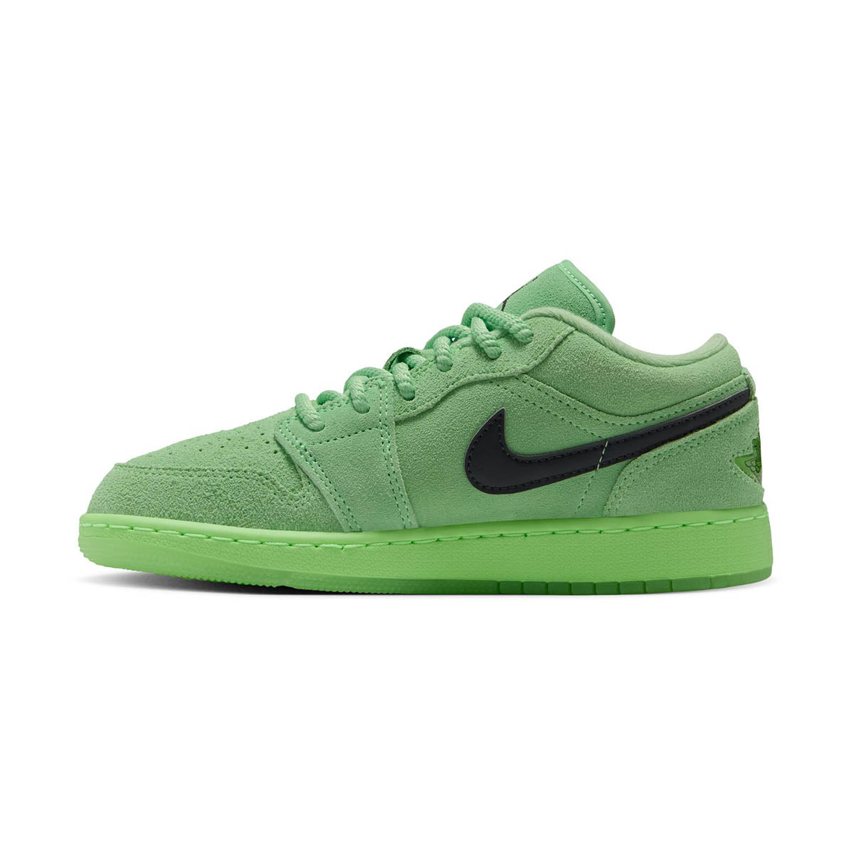 Air Jordan 1 Low SE 'Lime Blast' Big Kids' Shoes - 