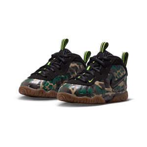 Nike Little Posite Pro Premium 'Black Voltage Green Gum' Baby/Toddler Shoes