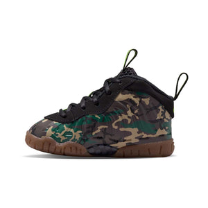 Nike Little Posite Pro Premium 'Black Voltage Green Gum' Baby/Toddler Shoes