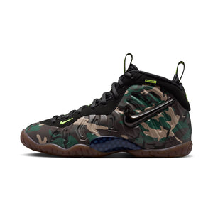 Nike Little Posite Pro Premium 'Army Camo' Big Kids' Shoes