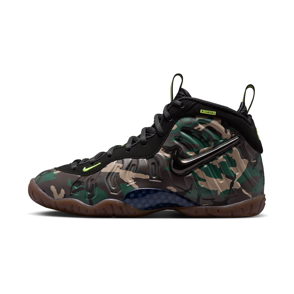 Nike Little Posite Pro Premium 'Army Camo' Big Kids' Shoes - Big Kids Shoes (3.5Y - 7Y): Shoes for Teens