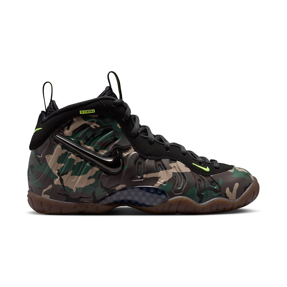 Nike Little Posite Pro Premium 'Army Camo' Big Kids' Shoes - Big Kids Shoes (3.5Y - 7Y): Shoes for Teens