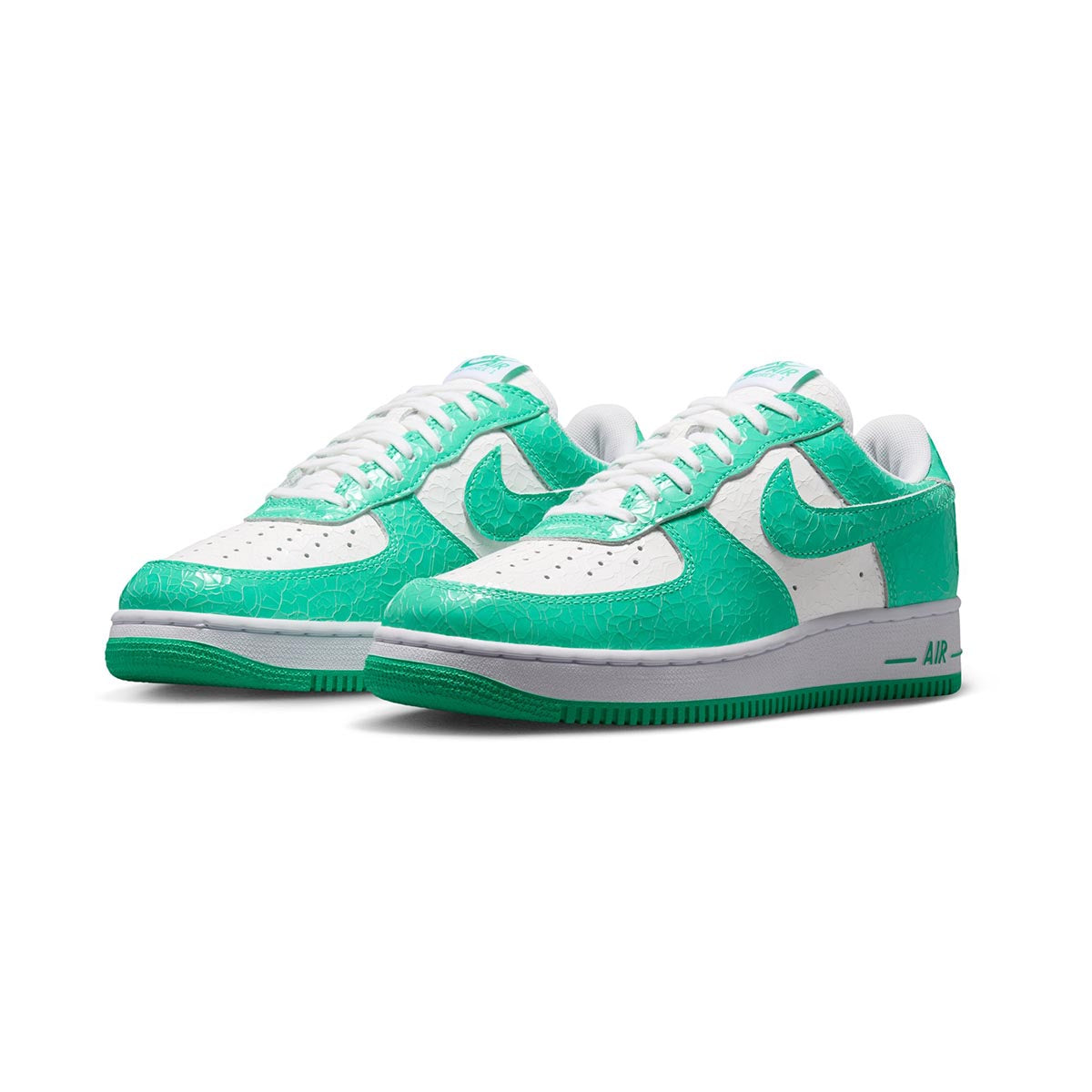 Nike Air Force 1 'Cracked Leather Black White' Men's Shoes - 