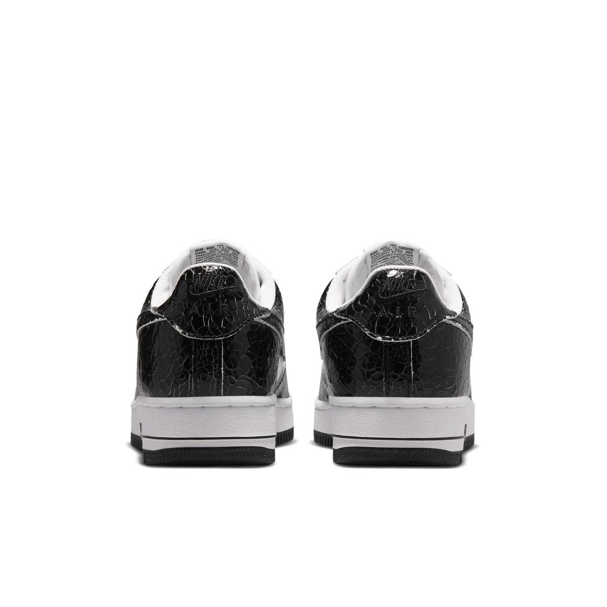 Nike Air Force 1 'Cracked Leather Black White' Men's Shoes - 