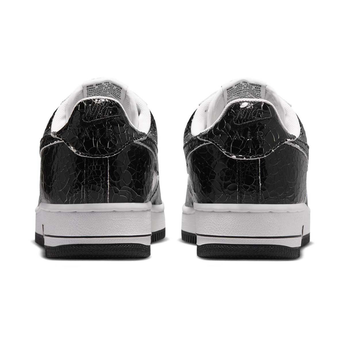 Nike Air Force 1 'Cracked Leather Black White' Men's Shoes - New Releases