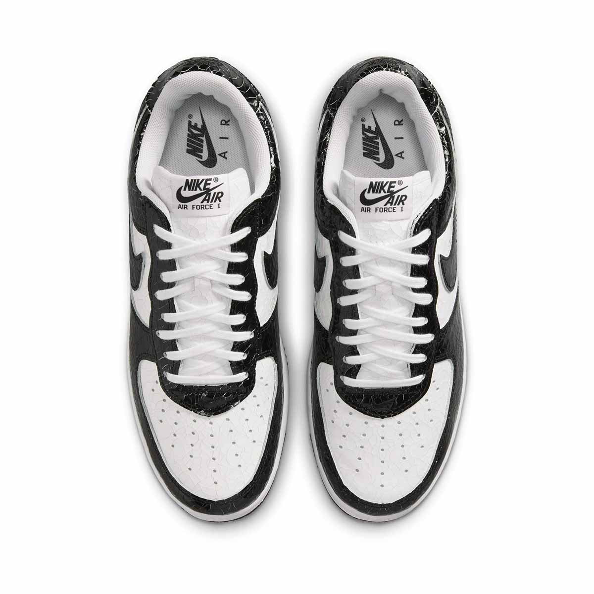 Nike Air Force 1 'Cracked Leather Black White' Men's Shoes - New Releases