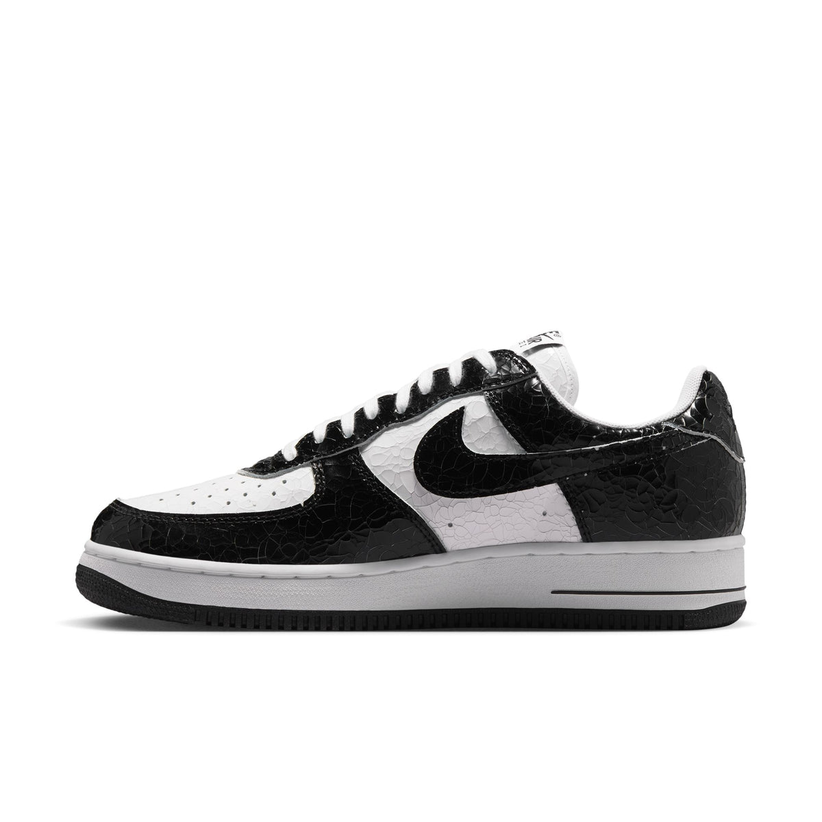 Nike Air Force 1 'Cracked Leather Black White' Men's Shoes - 