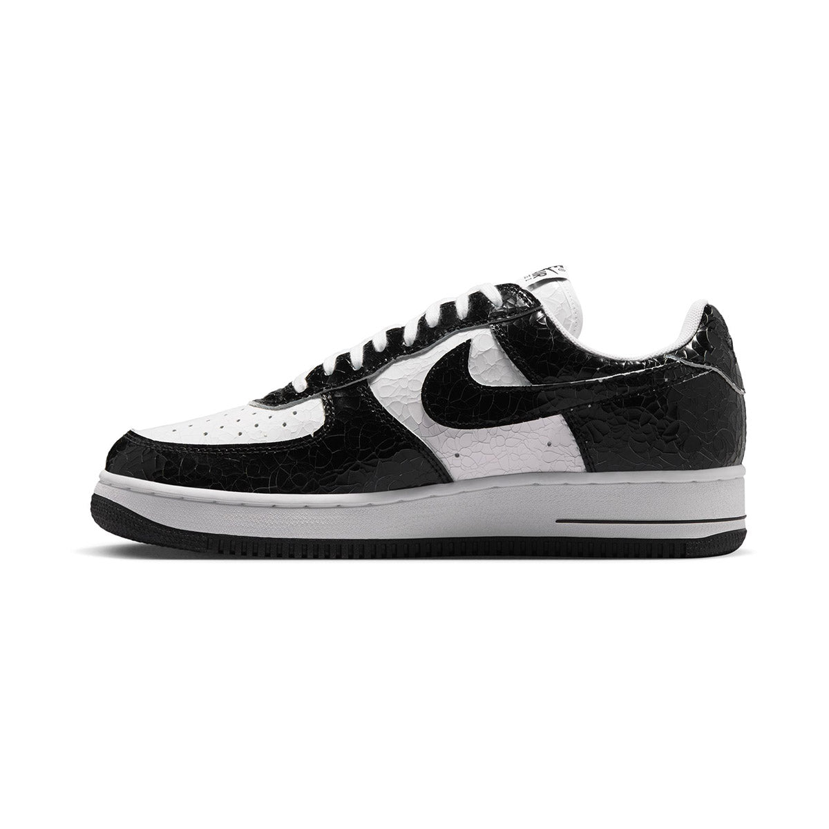 Nike Air Force 1 'Cracked Leather Black White' Men's Shoes - New Releases
