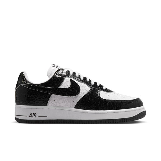 Nike Air Force 1 'Cracked Leather Black White' Men's Shoes