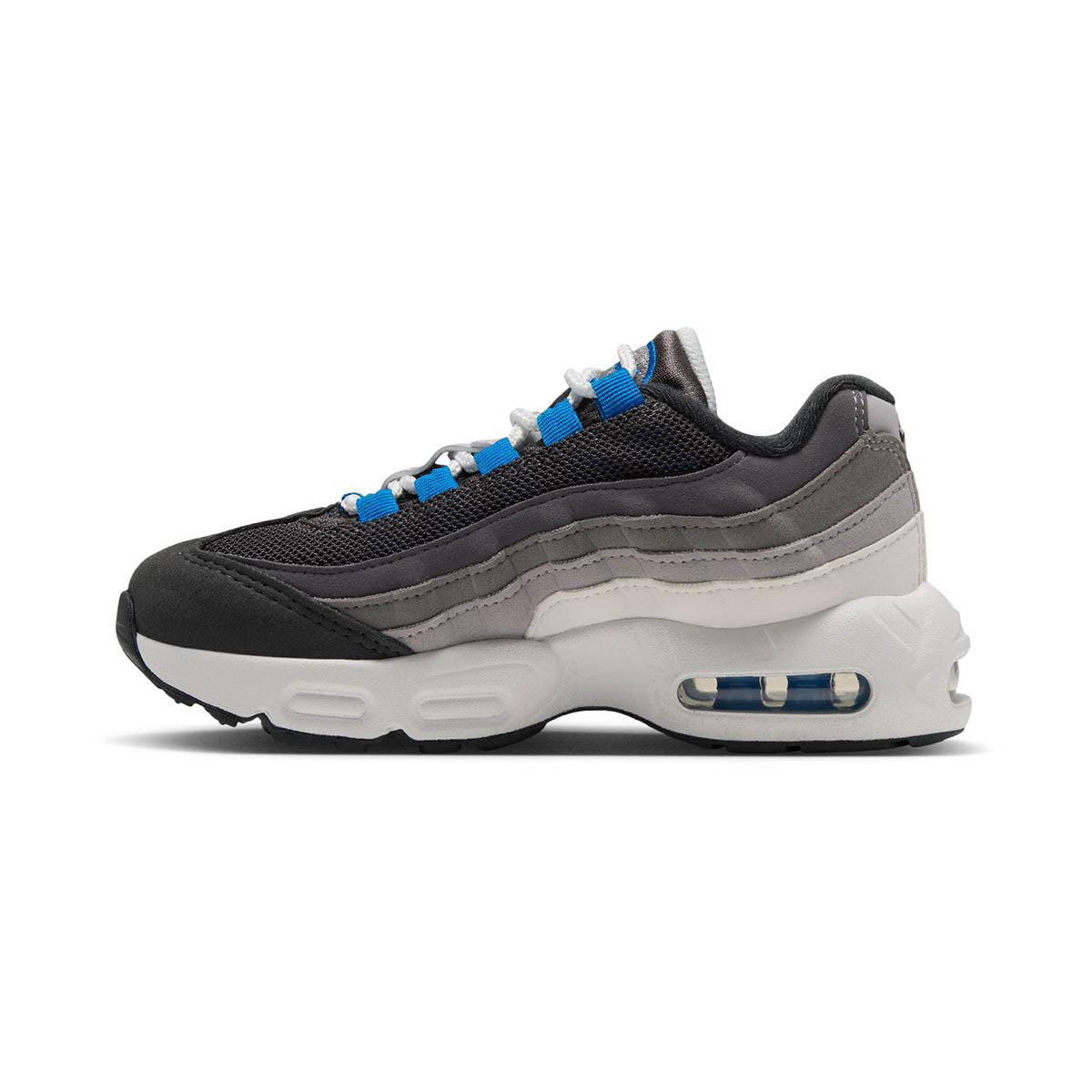 Nike Air Max 95 'Anthracite Blue Spark' Little Kids' Shoes - 