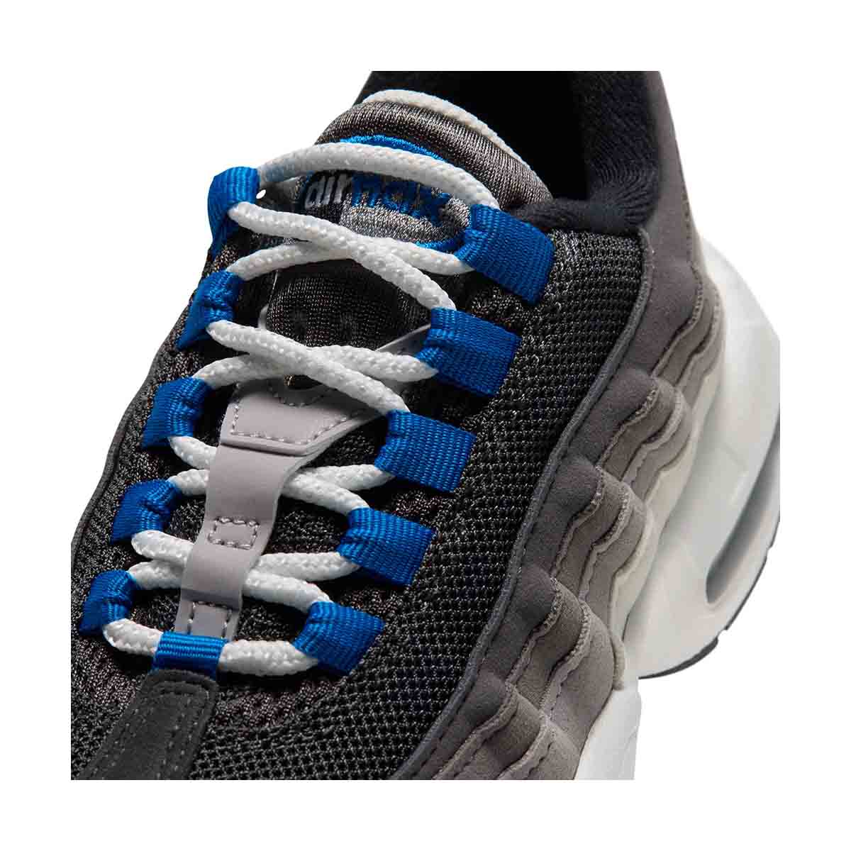 Nike Air Max 95 'Anthracite Blue Spark' Little Kids' Shoes - 