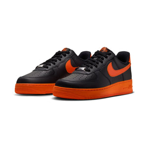 Nike Air Force 1 '07 'Black Safety Orange' Men's Shoes