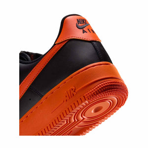 Nike Air Force 1 '07 'Black Safety Orange' Men's Shoes