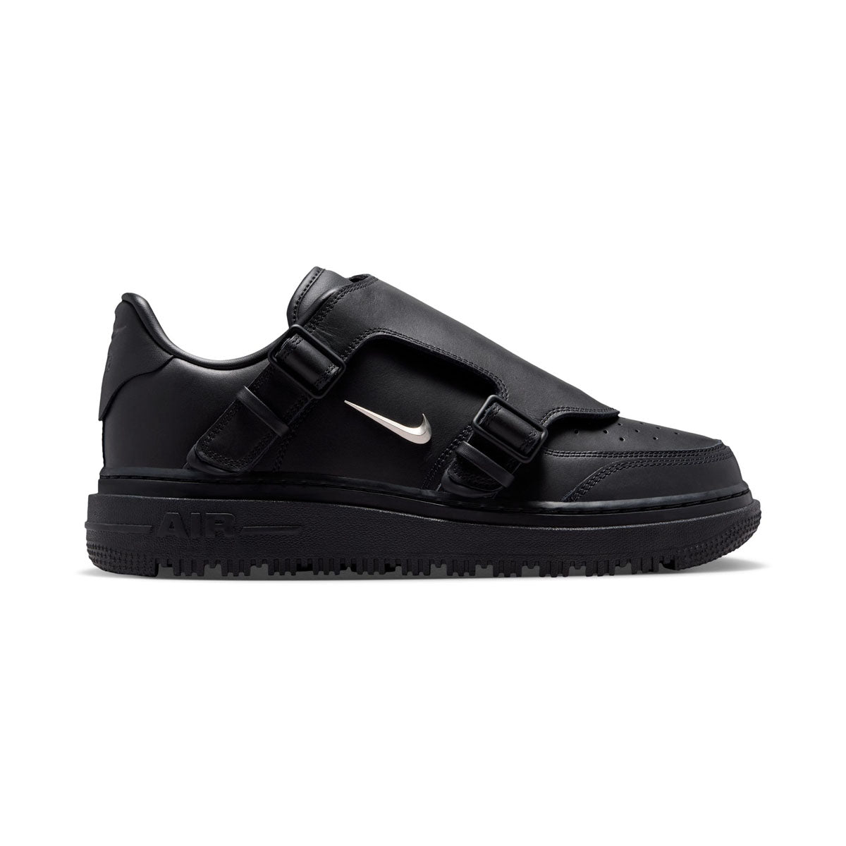 Nike Air Force 1 LX 'Black Metallic Silver' Men's Shoes - 