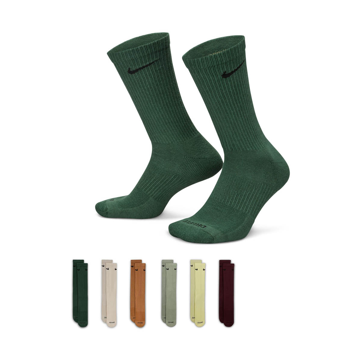 Nike Everyday Plus Cushioned Training Crew Socks (6 Pairs) - MENS SOCKS