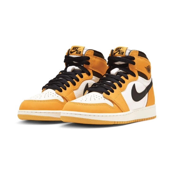 Air Jordan 1 High OG 'Yellow Ochre' Big Kids' Shoes - 