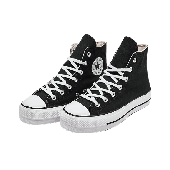 Converse Chuck Taylor All Star Hi &#39;Platform Black White&#39; Women&#39;s Shoes
