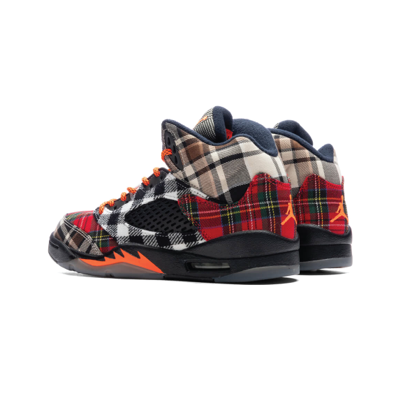 Air Jordan 5 Retro Plaid Big Kids&#39; Shoes