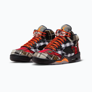 Air Jordan 5 Retro Plaid Big Kids' Shoes