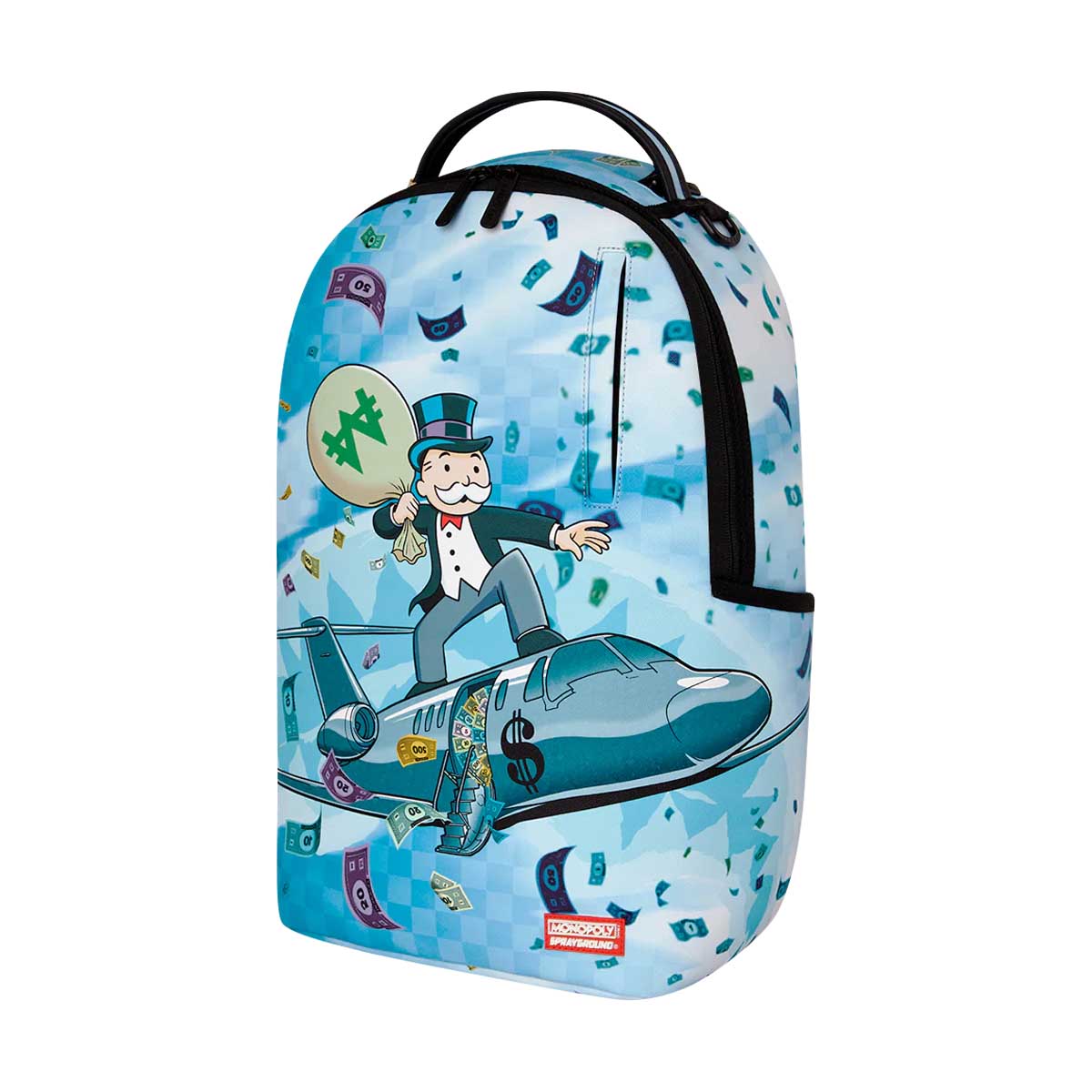 SPRAYGROUND Monopoly Jet Rider Backpack - Backpacks
