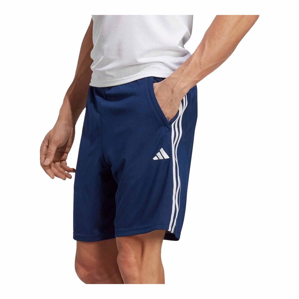 ADIDAS Train Essentials Piqué 3-Stripes Training Shorts - 
