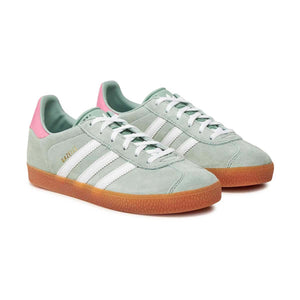 ADIDAS Gazelle 'Hazy Green Bliss Pink' Big Kids' Shoes