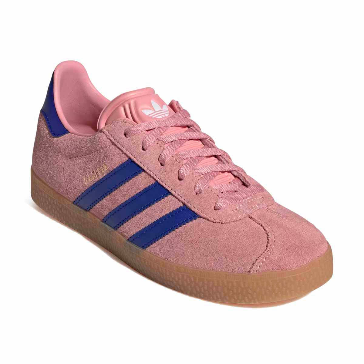 adidas Gazelle 'Semi Pink Spark Lucid Blue' Big Kids' Shoes 7 adidas Gazelle 'Semi Pink Spark Lucid Blue' Big Kids' Shoes 7
