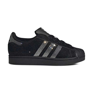Adidas Superstar II 'Rhinestone Black Silver' Women's Shoes