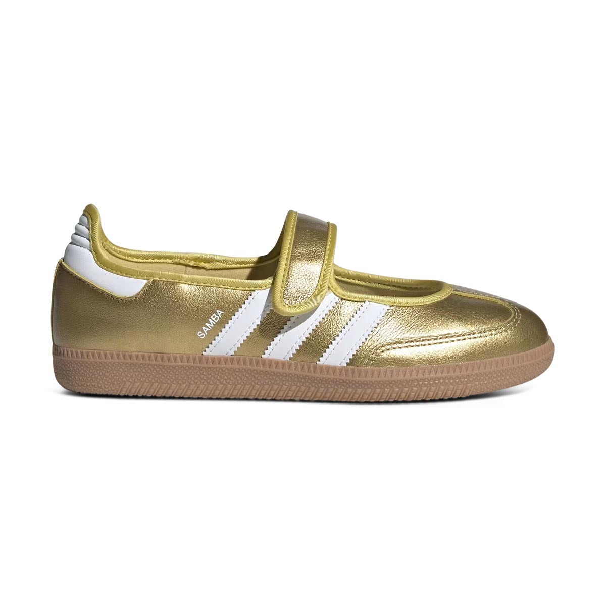 Adidas Samba Jane 'Gold Metallic White' Women's Shoes - WOMENS CASUAL