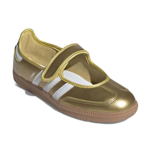 Adidas Samba Jane 'Gold Metallic White' Women's Shoes