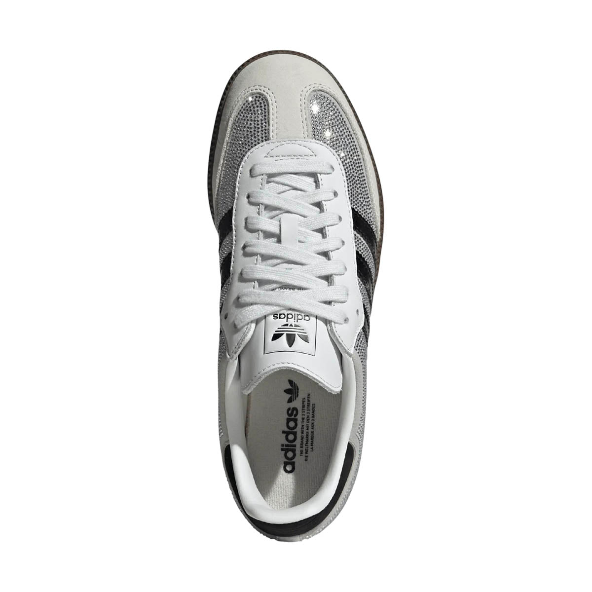 ADIDAS Samba OG 'Rhinestone Crystal White Silver' Women's Shoes - 