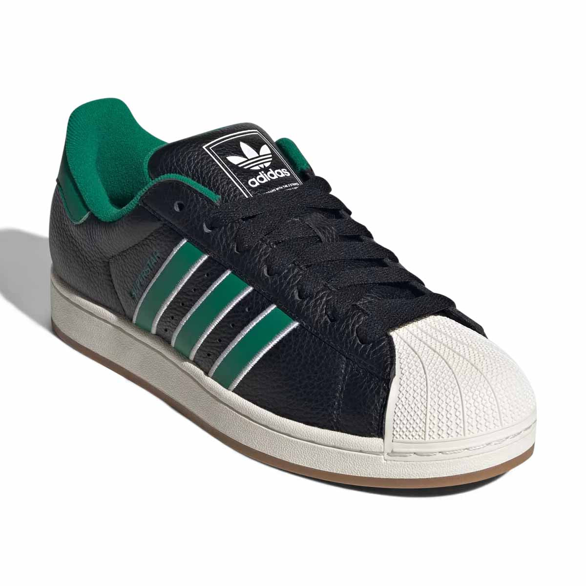Adidas Superstar II 'Black Bold Green White' Men's Shoes - MENS SHOES