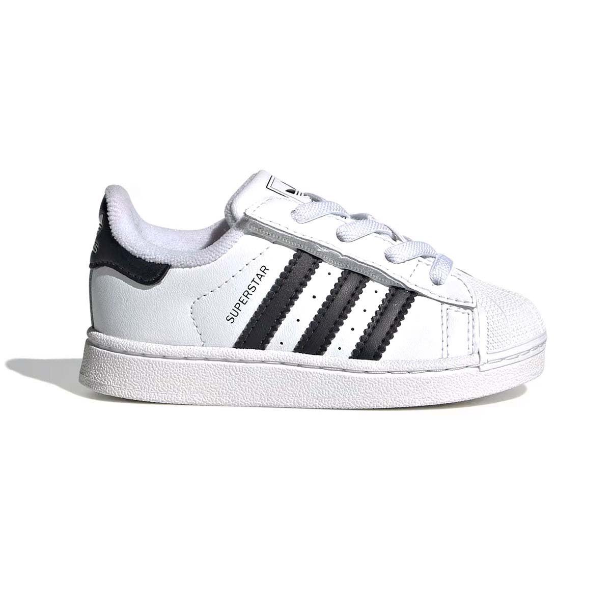 Adidas Superstar II Elastic Lace 'White Black' Toddler Shoes - 