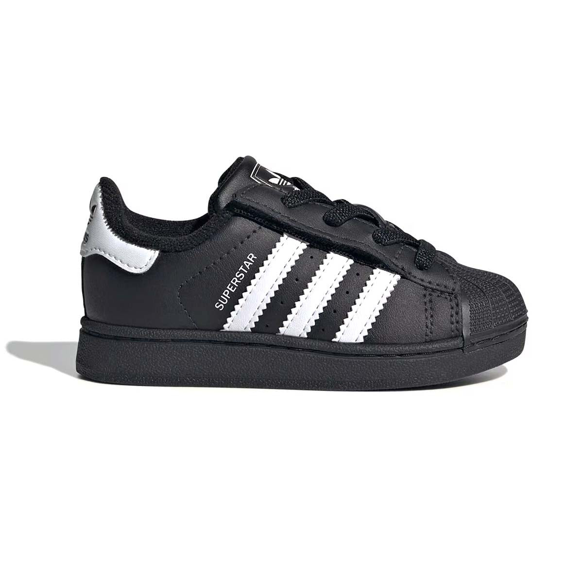 adidas Originals Superstar II Black/White Toddler Kids' Shoes, Size: 7