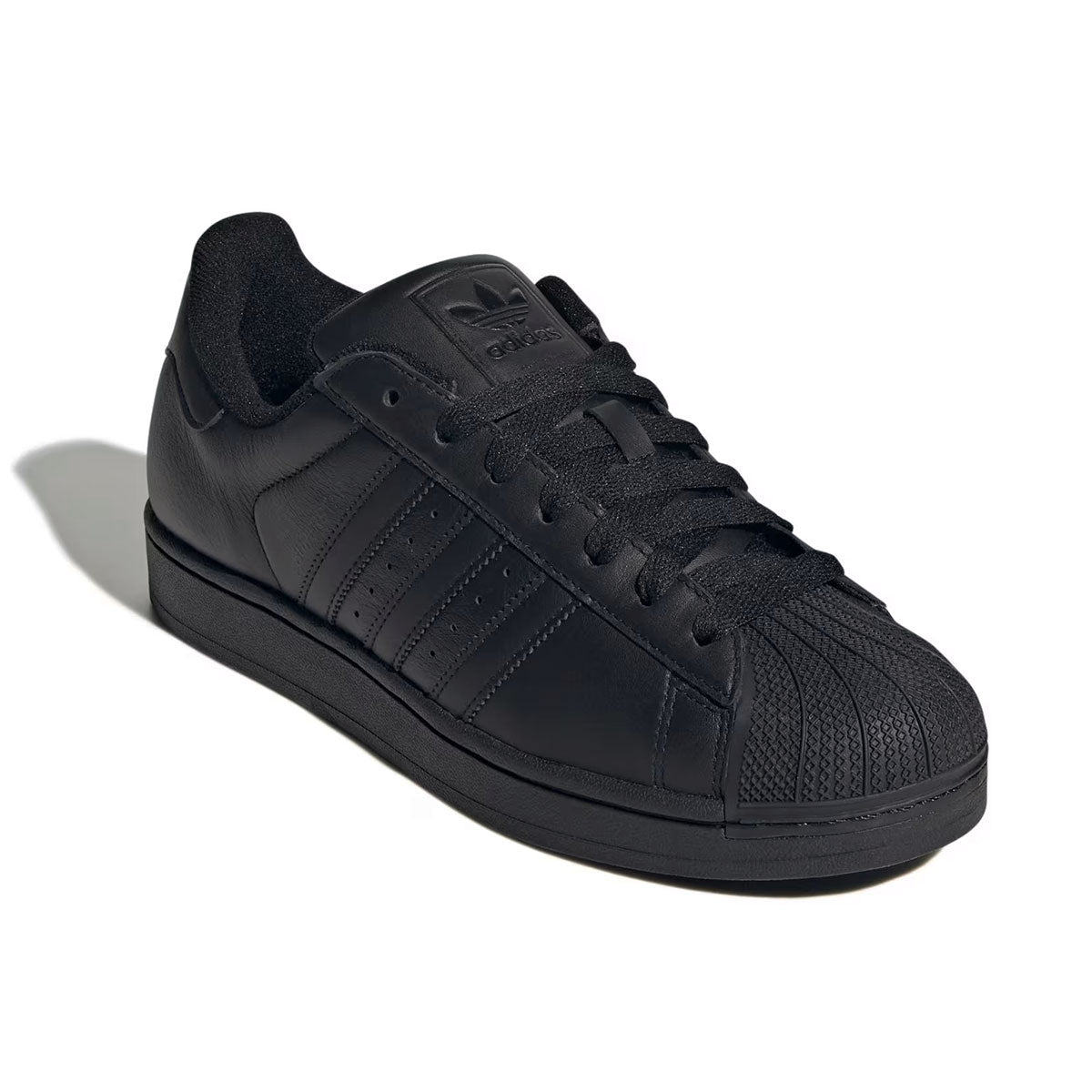 adidas Men's Superstar II Shoes, Size 7.5, Black/Black adidas Men's Superstar II Shoes, Size 7.5, Black/Black