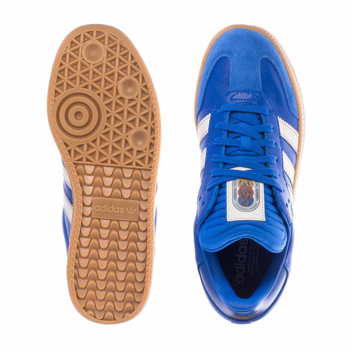 Men's adidas Samba Xlg Shoes - Blue /White /Gum 9 Men's adidas Samba Xlg Shoes - Blue /White /Gum 9